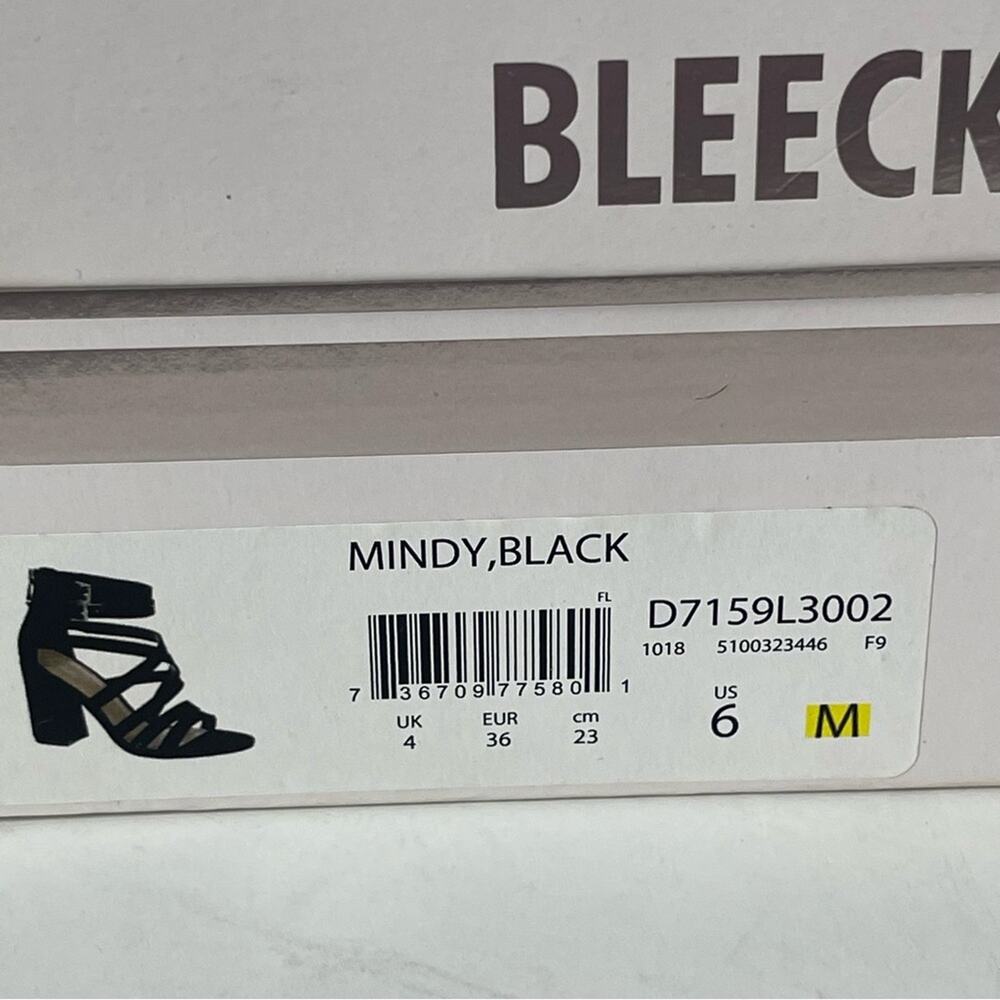 Bleeker & Bond Women’s Mindy Strappy Heel Black Size 6 NEW - Picture 11 of 12